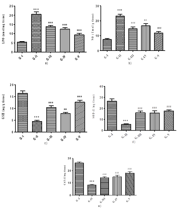 Effect of different concentration of Maqui berry extract on Lipid Peroxidation (LPO), Nitric Oxide (NO) and Reduced Glutathione (GSH) Superoxide dismutase (SOD) and Catalase (CAT) in spleen tissue.png